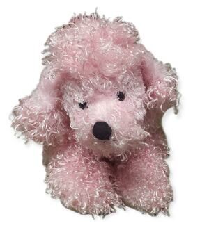 Ganz Webkinz Pink Poodle Plush Stuffed Animal